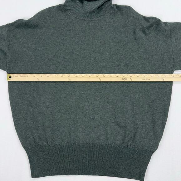 Madewell Women's Brookhaven Wool Blend Turtleneck Sweater Large Green - Picture 12 of 14